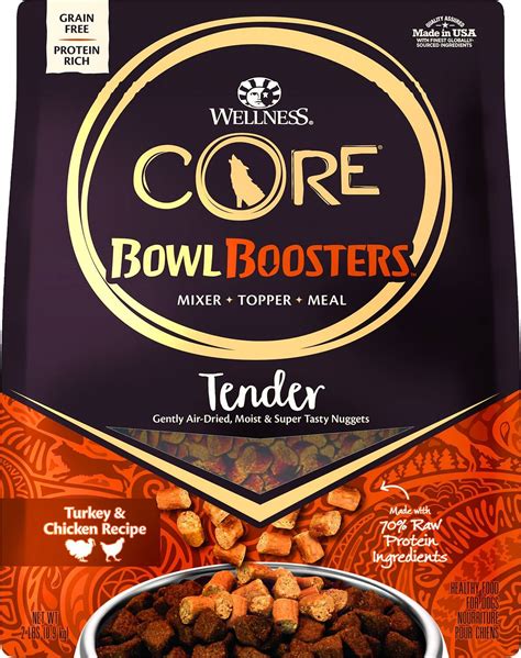 Of course, there are several different products and formulas which fall under this banner. Wellness Core Bowl Boosters Dog Food | Review | Rating ...