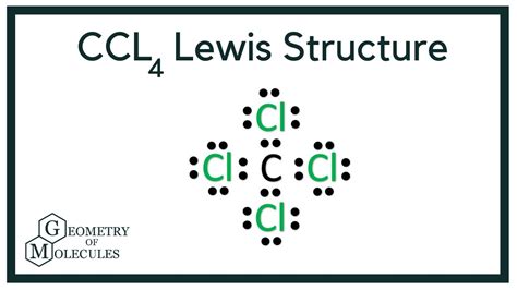CCl4 Lewis Structure Carbon Tetrachloride YouTube