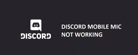 Discord Mobile Mic Not Working 3 Ways To Fix West Games