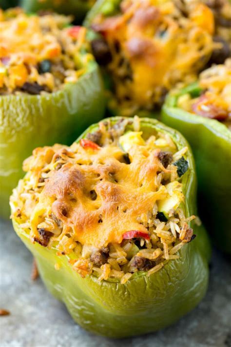 Hearty Stuffed Peppers Recipe Easy Peasy Meals