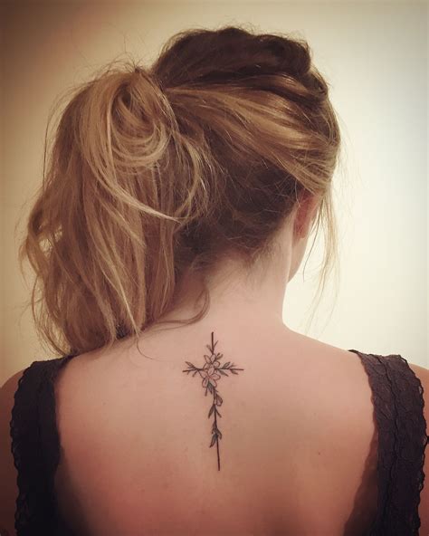 Pin By Lily Townsend On Christian Tattoos Back Of Neck Tattoo Neck