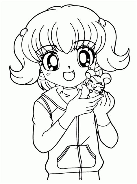 Coloriage Fille Kawaii Images And Photos Finder