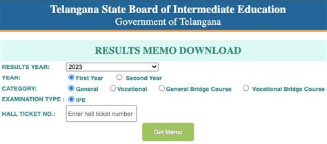 Ts Inter Results 2023 Manabadi Link Out ఫలితాలు లింక్