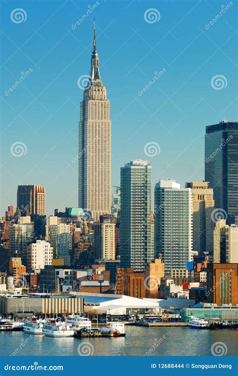 New York City Empire State Building Editorial Stock Image Image Of