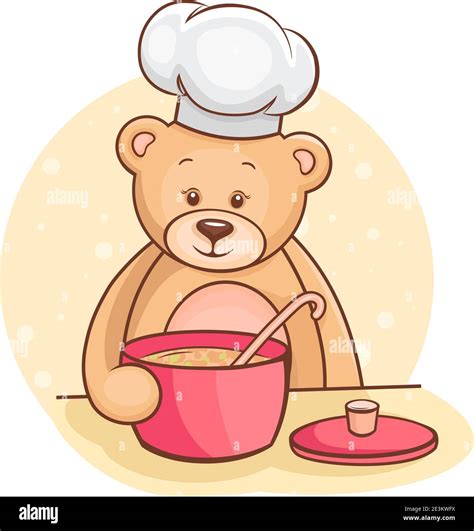 Bear Cook Stock Vector Images Alamy