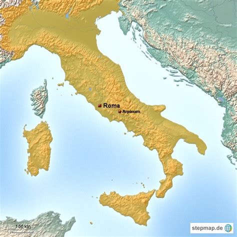 Stepmap Arpinum Landkarte Für Italien