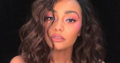 Little Minx Leigh Anne Pinnock Strips To Bra For Sizzling Cleavage Flash Daily Star