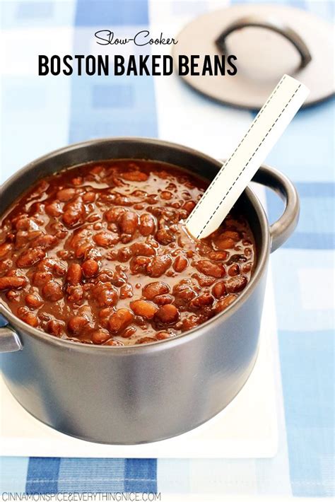 crock pot boston baked beans cinnamon spice and everything nice recipe boston baked beans