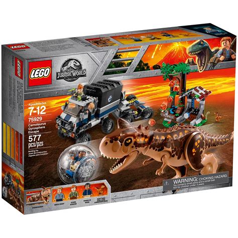 Lego Jurassic World Carnotaurus Gyrosphere Escape