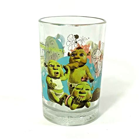 Mcdonalds Shrek The Thrid Glass C2007 Drinking Glass Tumbler Mugs And Cups