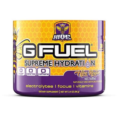 G Fuel Hydration Formula Hive Nectar Hydration Tub 30 Servings