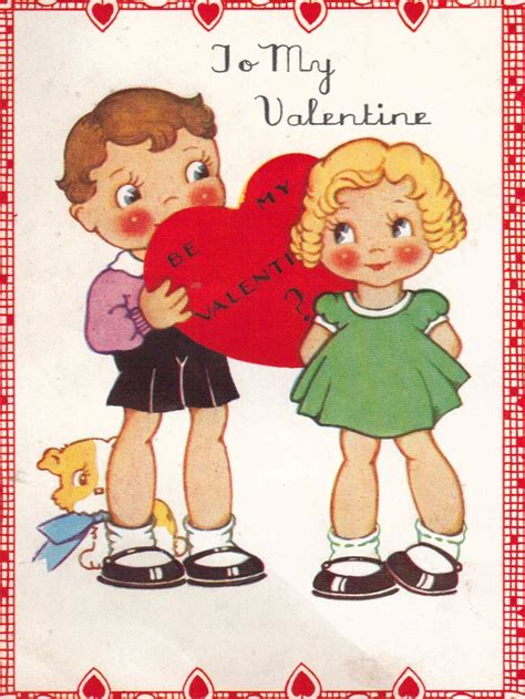 Free Printables For Valentines Day Vintage Valentine Cards Valentine
