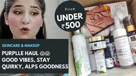 Purplle Haul Affordable Skin Care And Makeup Under Rs 500 The Kaur