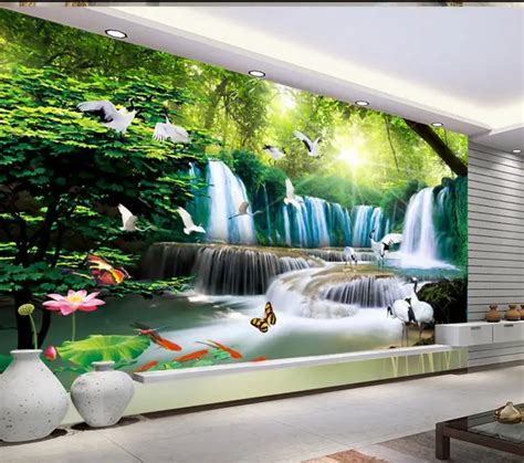 3d Waterfalls Water Wallpaper Custom Hd Beautiful Lotus Wallpapers For