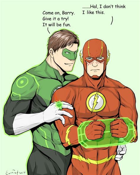 7 25 17 7 46p Dc Green Lantern As Hal Jordan Flash As Barry