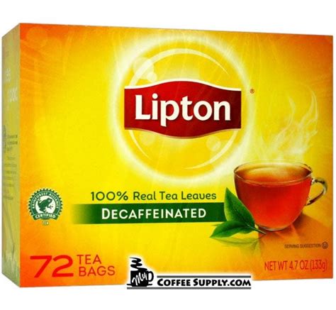 Decaf Lipton Tea Bags Decaffeinated Tea Bigelow Herbal Tea