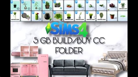 Ultimate Sims 4 Buildbuy Cc Foldergiveaway 5000 Items Youtube