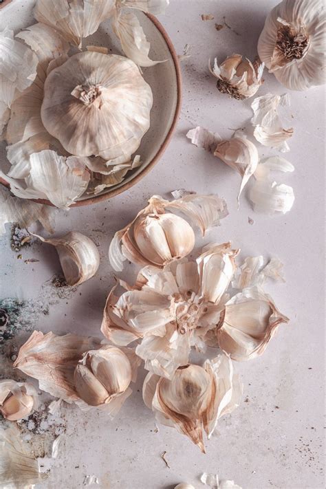 Garlic Aesthetics Fotografia Aglio Minimal Food Photography Food Photography Composition