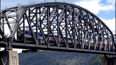 Australian Trains Across The Hawkesbury River Bridge Youtube