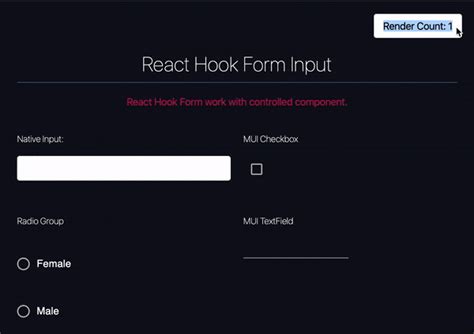React Hook Form Input Npm