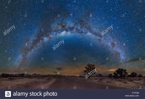 Milky Way Over The Atacama Desert Stock Photo Royalty