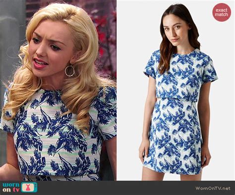 Wornontv Emmas Layered Tropical Print Dress On Jessie Peyton List