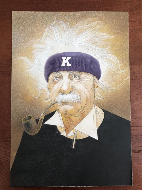 The Back Side Of A Postcard I Got From Kenyon College Has Albert
