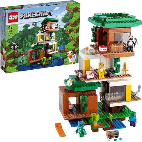 Lego Minecraft La Casa Sullalbero Moderna Giocattoli Per Bambini Di 9