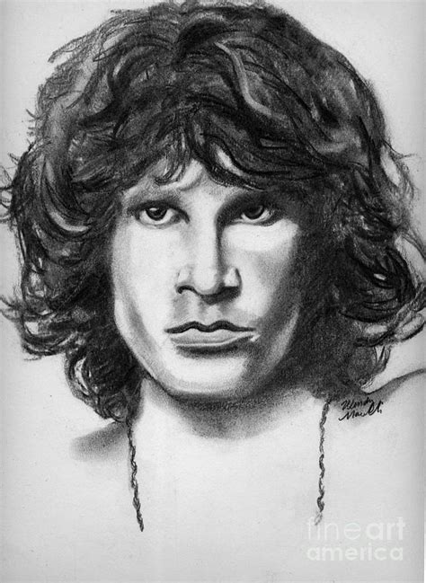Jim Morrison Drawing By Wendy Marelli Fine Art America