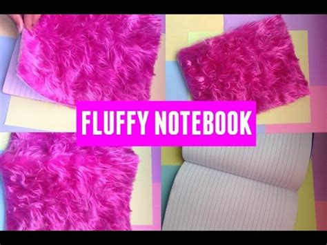 Diy Fluffy Notebook