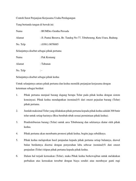 Anatomy of perceval blog surat perjanjian perkongsian perniagaan pdf download showing 1 1 of 1. Contoh Surat Perjanjian Kerjasama Usaha Perdagangan MOU