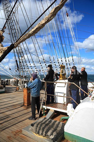 Josef Fojtik Photography Cadets At The Helm Of The Four Masted Barque