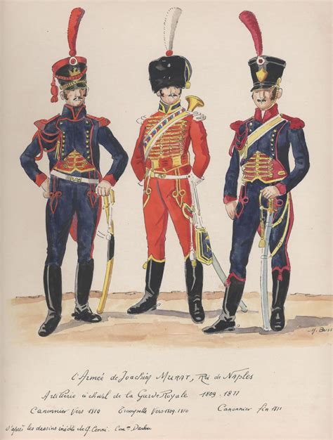 Naples Garde Royale Horse Artillery Company Gunner 1810 Trumpeter
