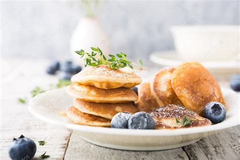 Dutch Mini Pancakes Called Poffertjes Stock Photo By ©imelnyk 114644808