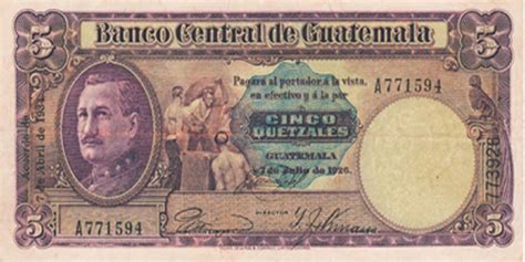 Historia De Los Billetes De Guatemala Aprende