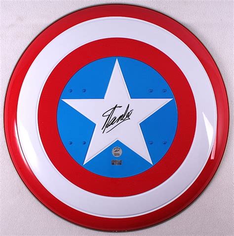 Stan Lee Signed Captain America Marvel Authentic Full Size 235