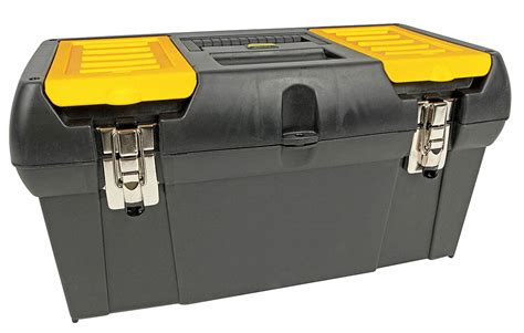 Stanley Plastic Portable Tool Box 10 78 In Overall Height 23 12 In