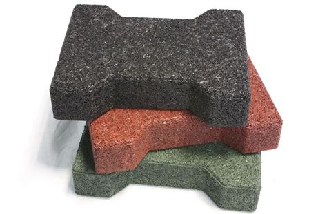 Rubber Pavers Recycled Rubber Tiles For Outdoor Use Rubber Tiles