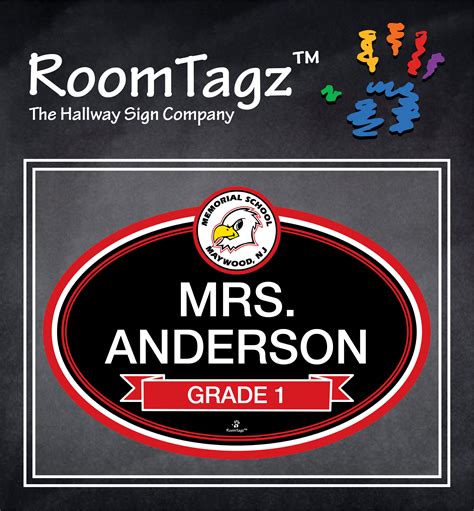 Roomtagz Custom Logo School Hallway Sign We Create Custom Hallway
