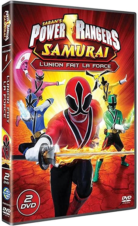 Power Rangers Samouraï Vol 1 Lunion Fait La Force Dvd Et Blu Ray