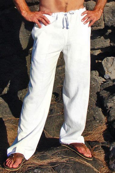 Whether you are the groom, best man or just. White Linen Riviera Pant | Mens beach wedding attire ...
