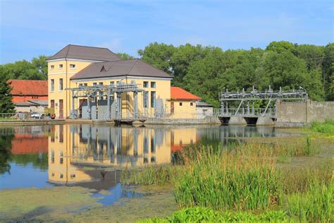 The Ozyorsk Hydroelectric Power Station On Angrap S River Editorial