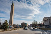 Downtown Plattsburgh New York Editorial Photography - Image of town ...