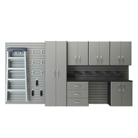 When it comes time to buy new garage cabinet systems, the two most important things that you need to do is to find a cabinet system that offers the features that you need and want, and make sure that. Flow Wall Deluxe Modular Wall Mounted Garage Cabinet ...