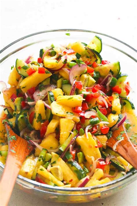 Pineapple Cucumber Salad Immaculate Bites