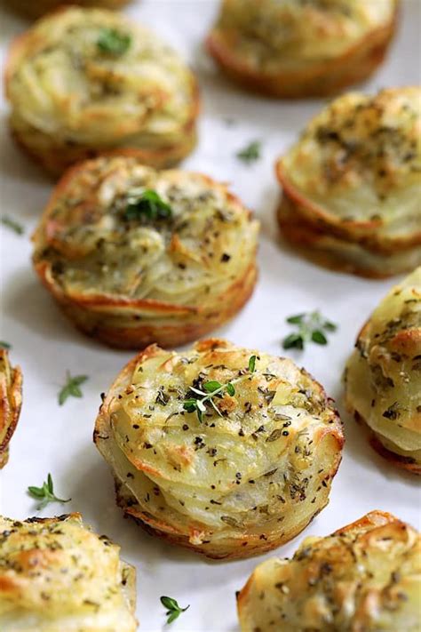 Find light appetizers like cruditã© or comfort food classics broccoli with cheese sauce. Garlic Herb Muffin Pan Potato Galettes are an easy ...