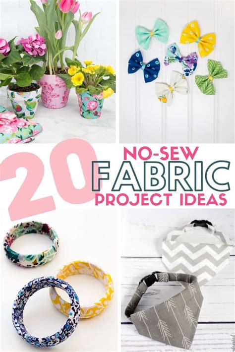 20 No Sew Scrap Fabric Projects The Crafty Blog Stalker