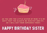 Funny birthday wishes for sister :Messages, Quotes, Images, And Status