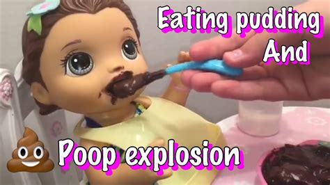 Baby Alive Feeding Fail Chocolate Pudding And Has A Poop Explosion 💩