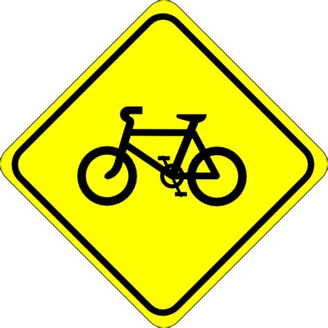 Watch For Bicycles Sign Clip Art At Vector